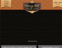 Tablet Screenshot of cherryhillcigarclub.com